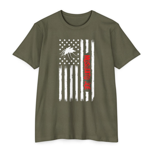 Mosquito Control T-shirt - American Flag Design