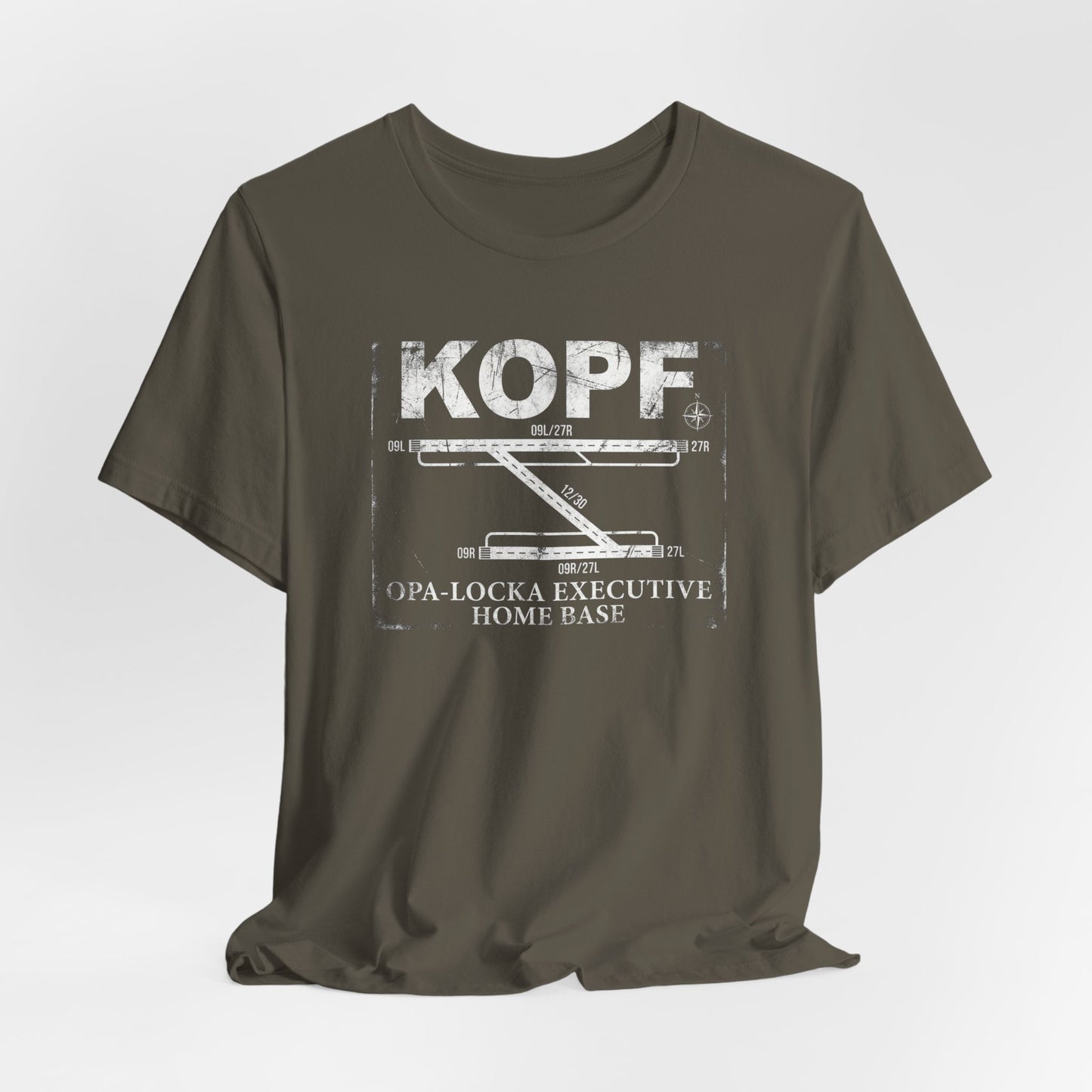 KOPF Opa-Locka Executive Airport Runway Diagram - Aviation T-Shirt