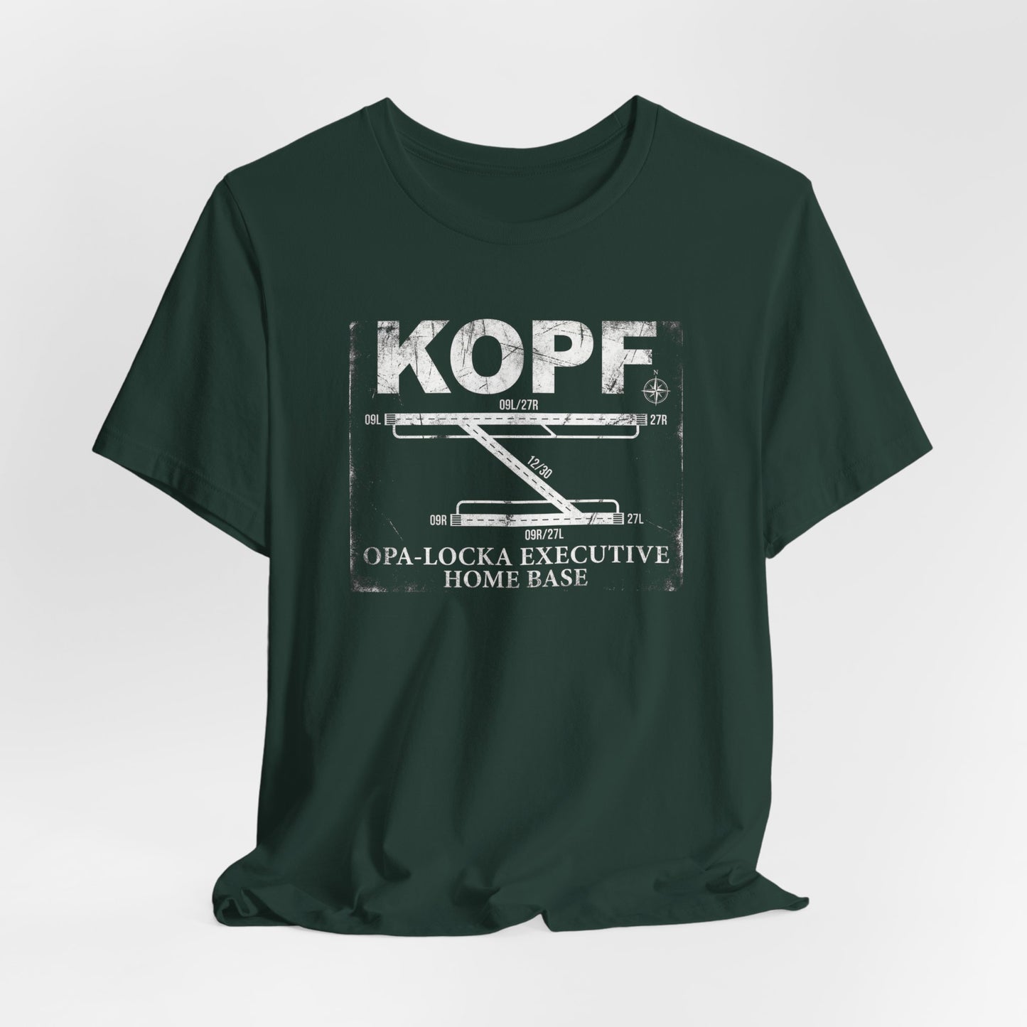 KOPF Opa-Locka Executive Airport Runway Diagram - Aviation T-Shirt