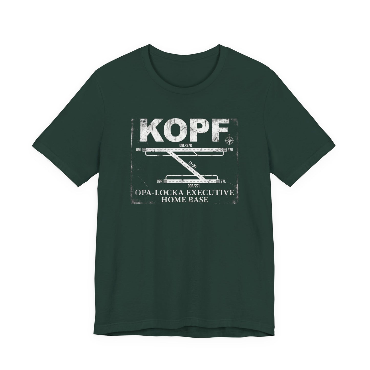KOPF Opa-Locka Executive Airport Runway Diagram - Aviation T-Shirt
