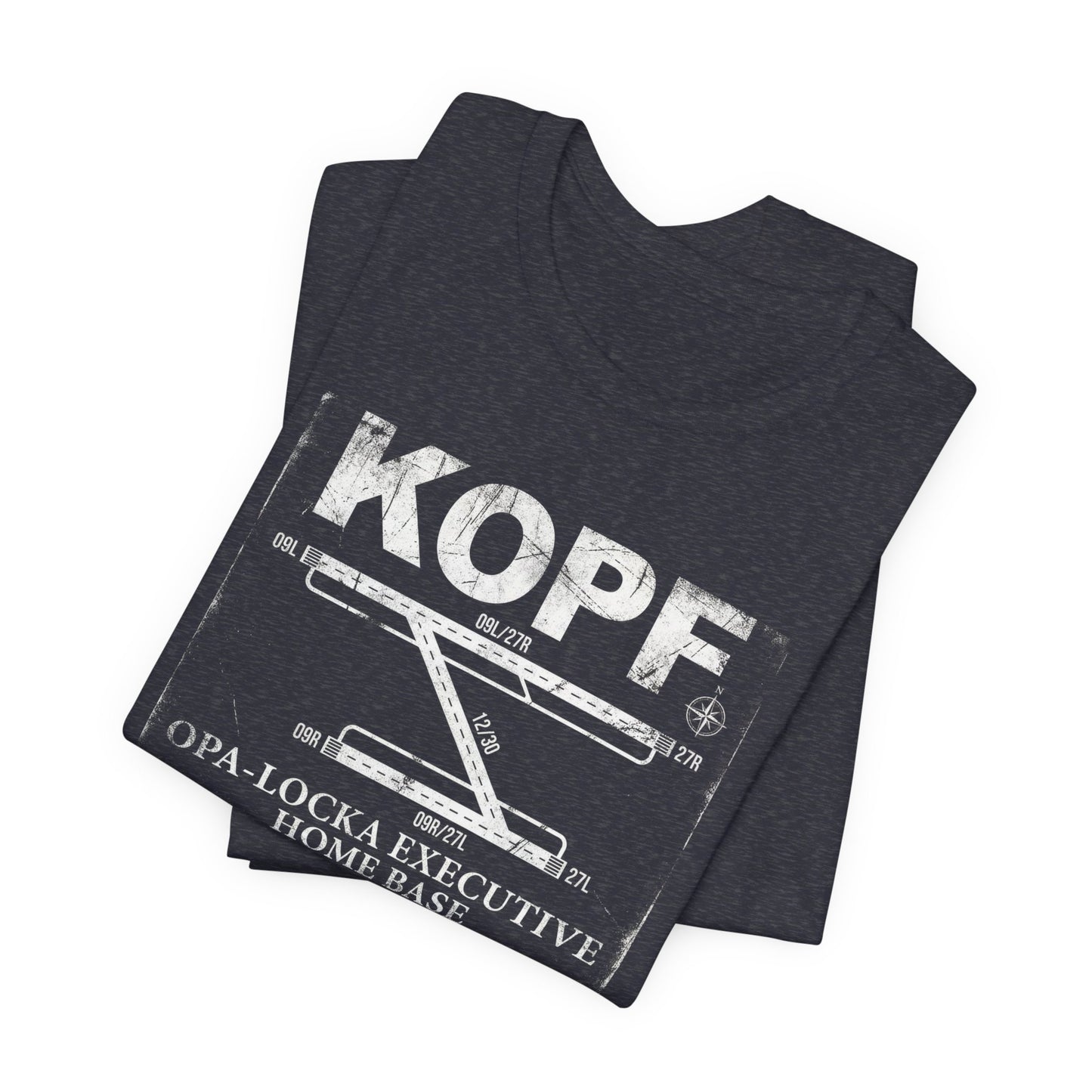 KOPF Opa-Locka Executive Airport Runway Diagram - Aviation T-Shirt