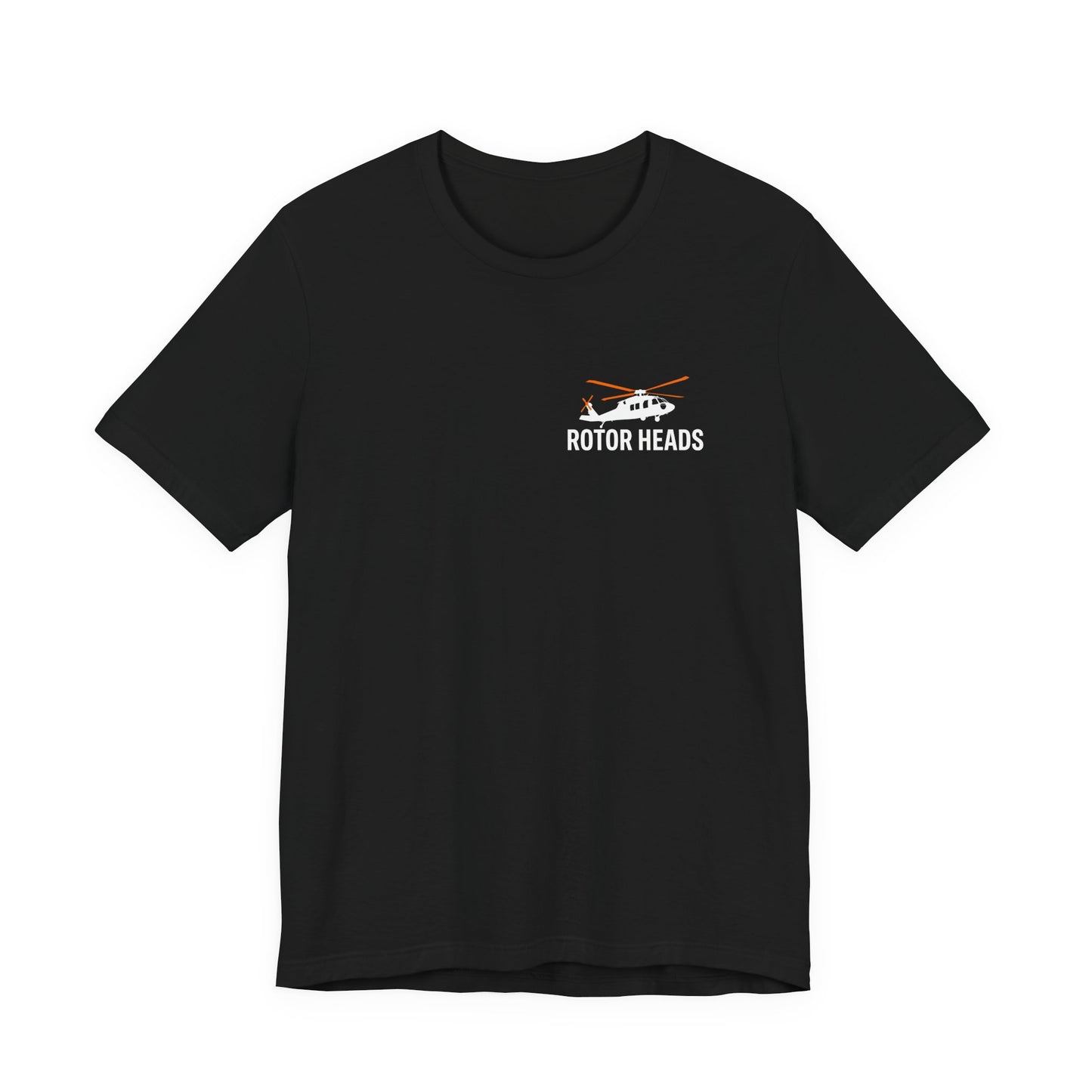 Rotor Heads - Helicopter Pilot Front & Back Graphic Tee