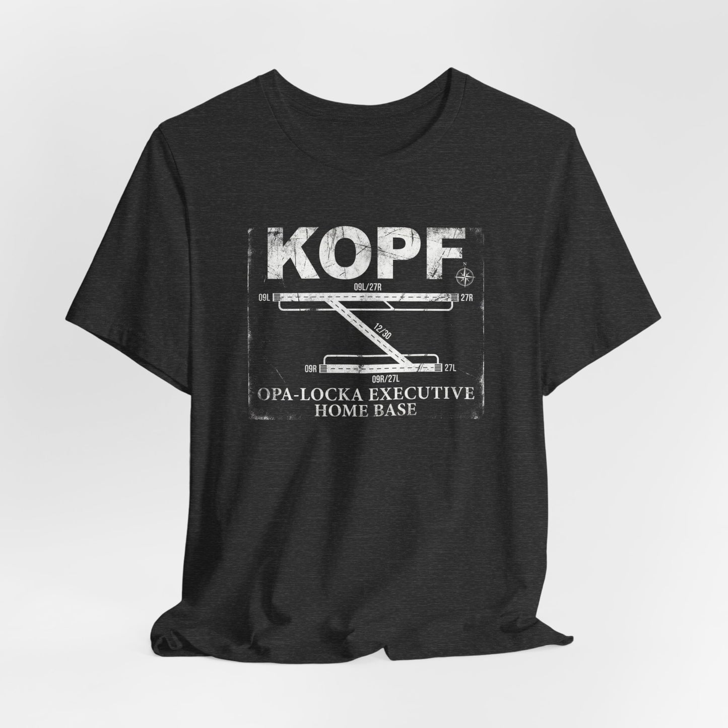 KOPF Opa-Locka Executive Airport Runway Diagram - Aviation T-Shirt
