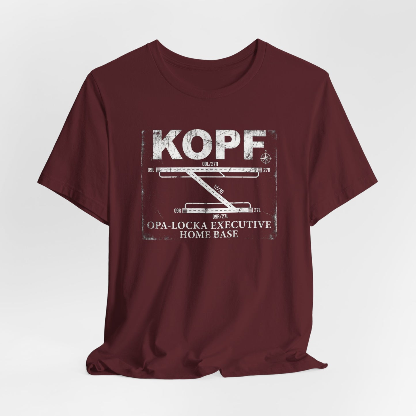 KOPF Opa-Locka Executive Airport Runway Diagram - Aviation T-Shirt
