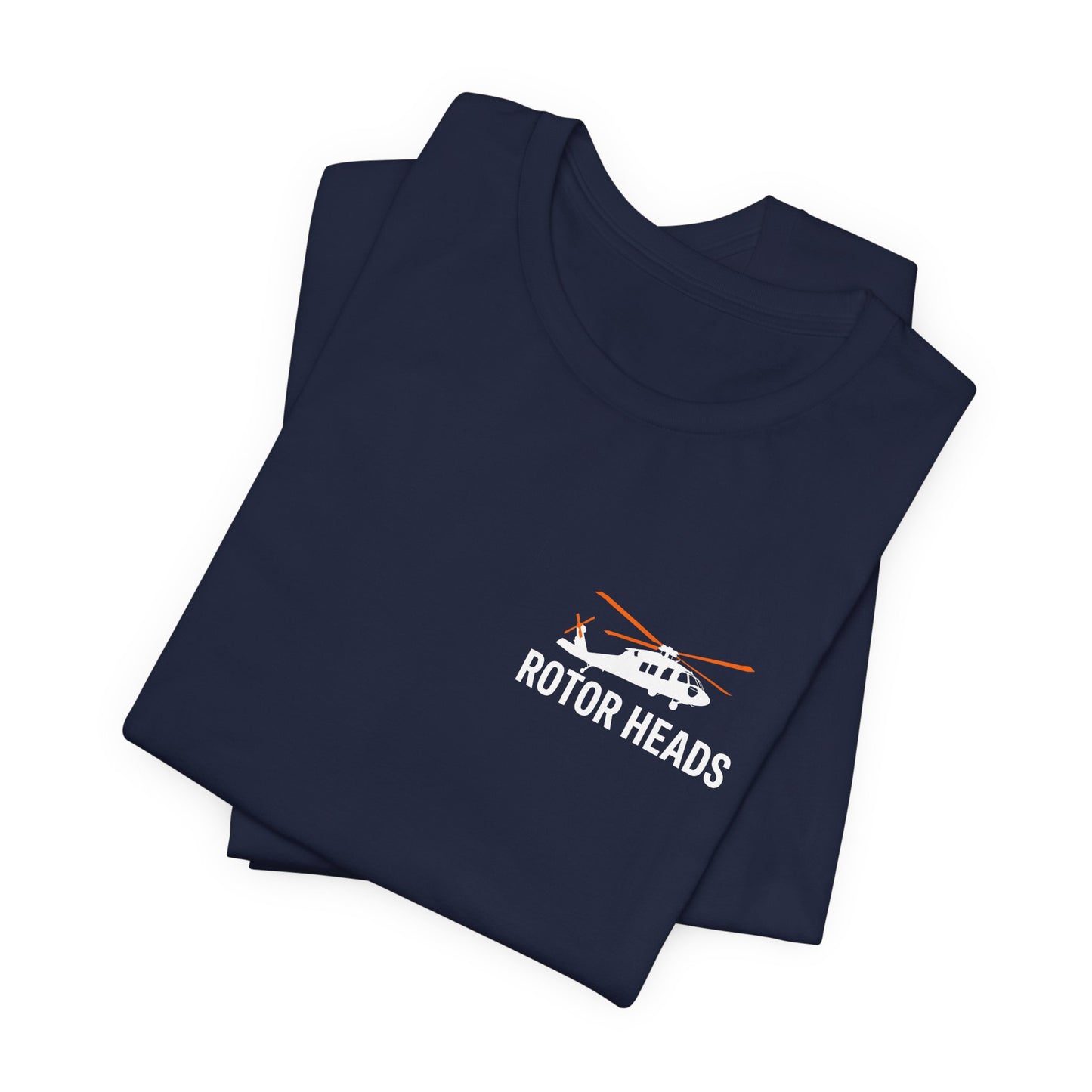 Rotor Heads - Helicopter Pilot Front & Back Graphic Tee