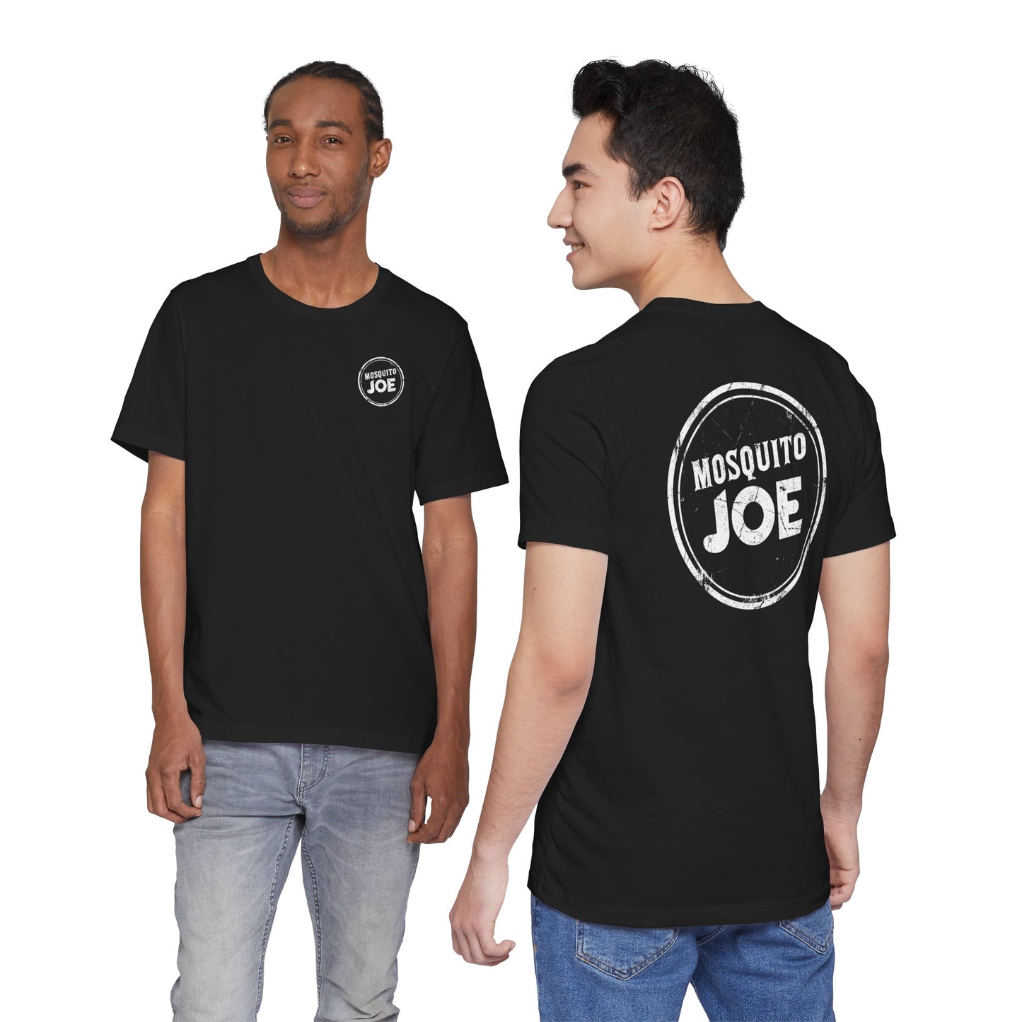 Mosquito Joe Distressed Logo - Front & Back Crew T-Shirt