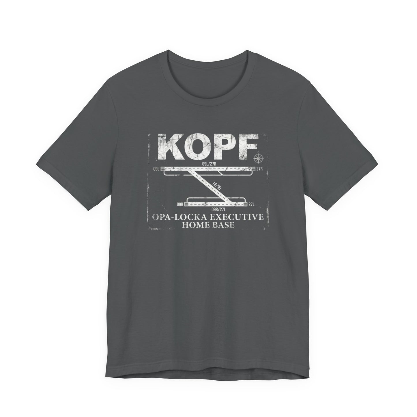 KOPF Opa-Locka Executive Airport Runway Diagram - Aviation T-Shirt