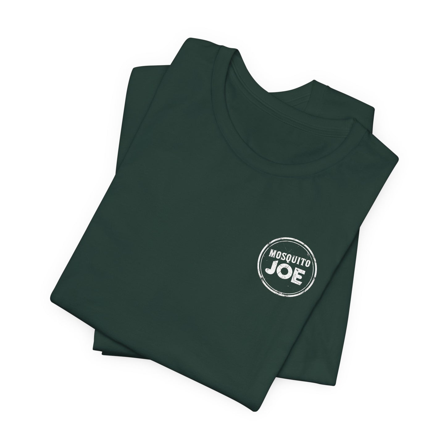 Mosquito Joe Distressed Logo - Front & Back Crew T-Shirt