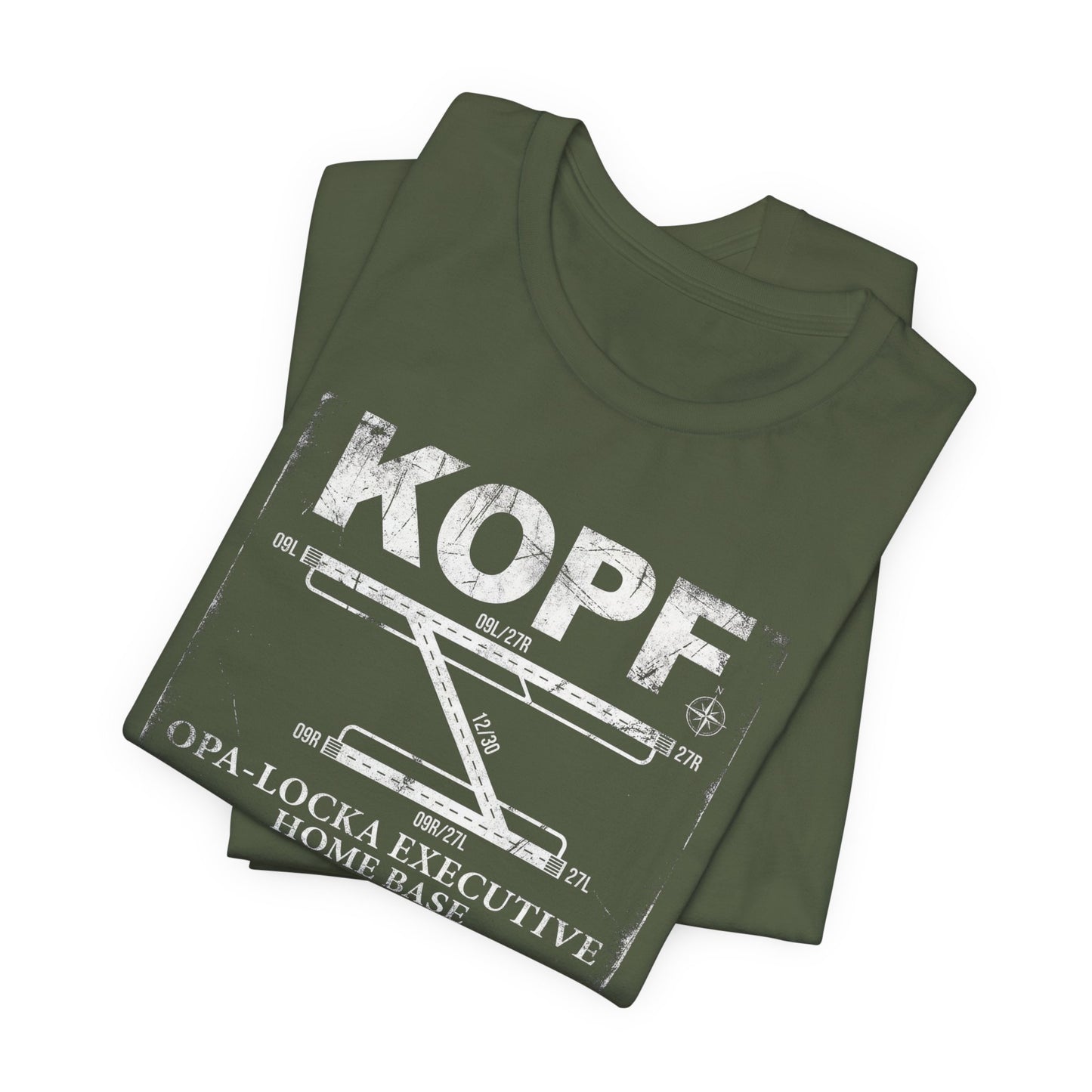 KOPF Opa-Locka Executive Airport Runway Diagram - Aviation T-Shirt