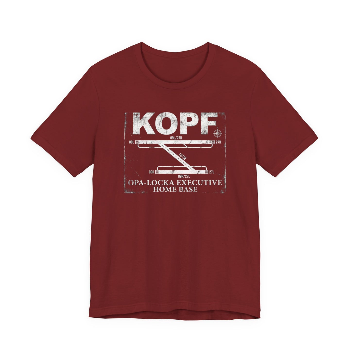 KOPF Opa-Locka Executive Airport Runway Diagram - Aviation T-Shirt