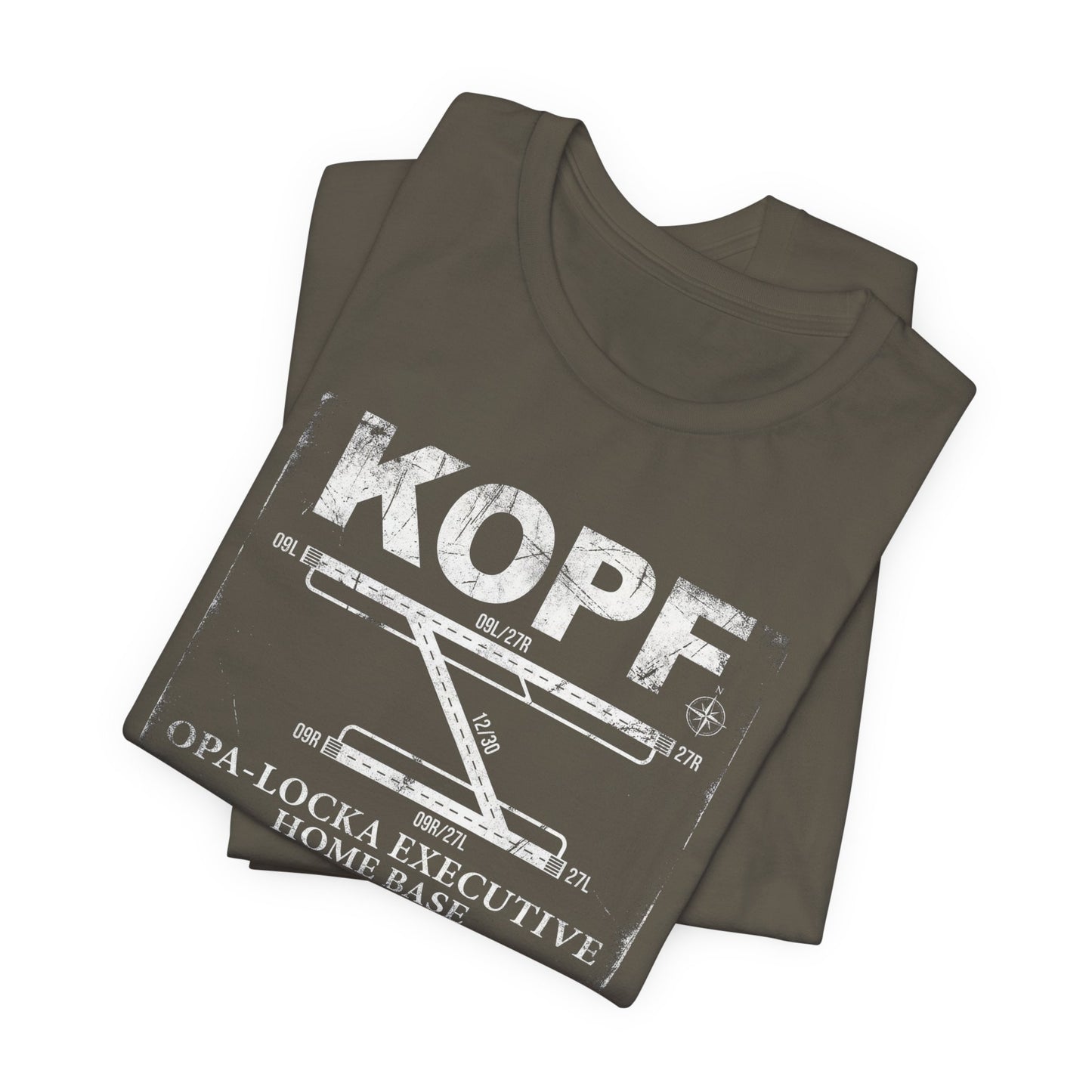 KOPF Opa-Locka Executive Airport Runway Diagram - Aviation T-Shirt