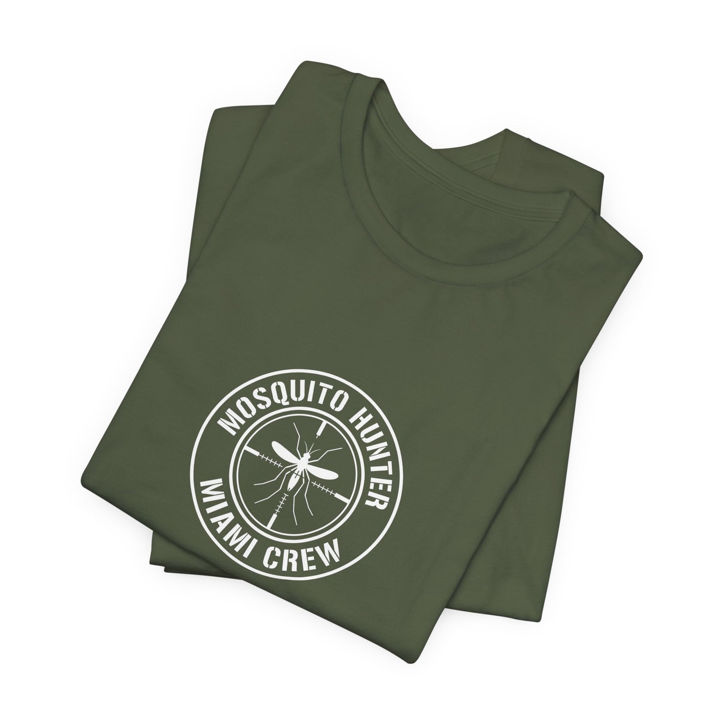 Mosquito Hunter Miami Crew - Funny Pest Control Graphic Tee