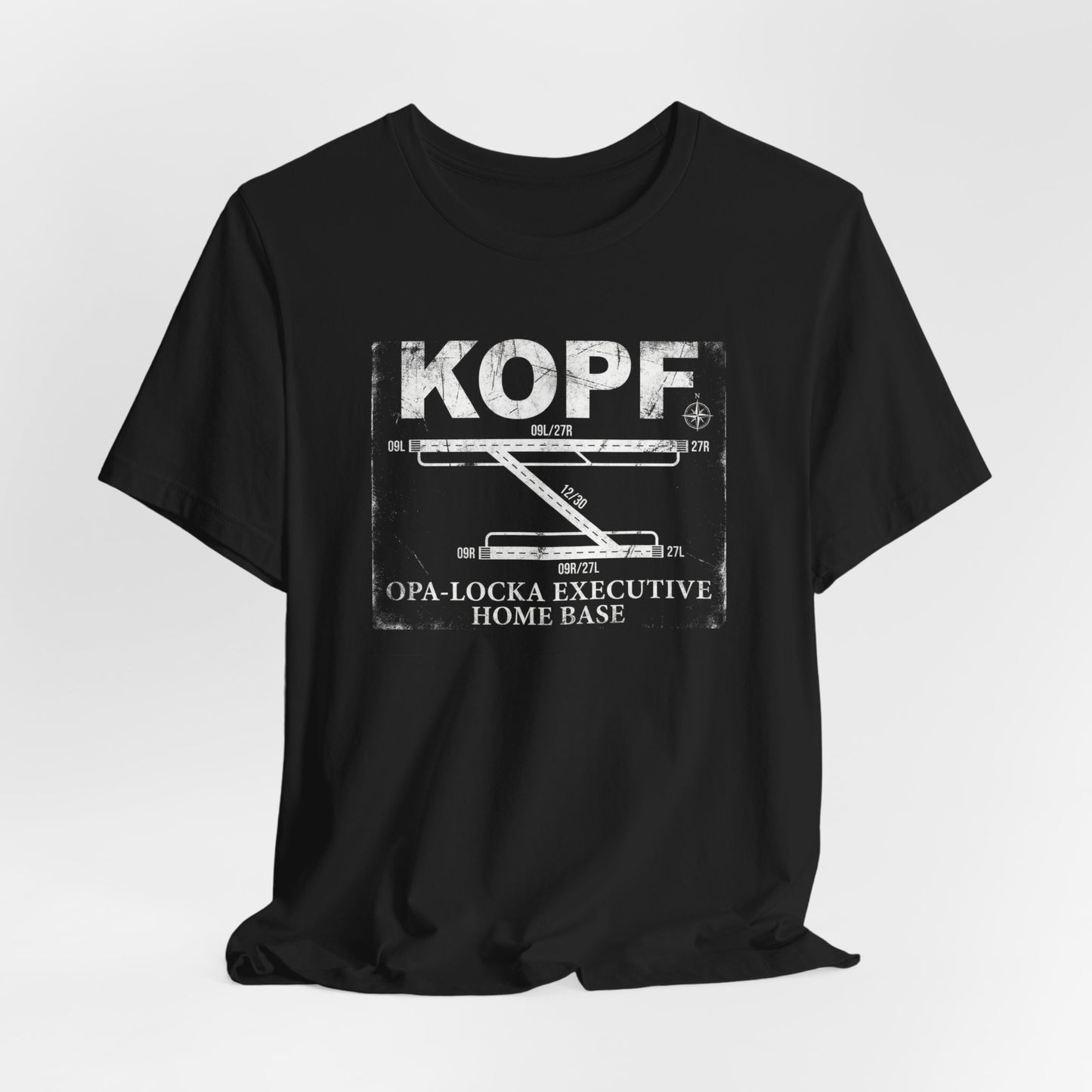 KOPF Opa-Locka Executive Airport Runway Diagram - Aviation T-Shirt