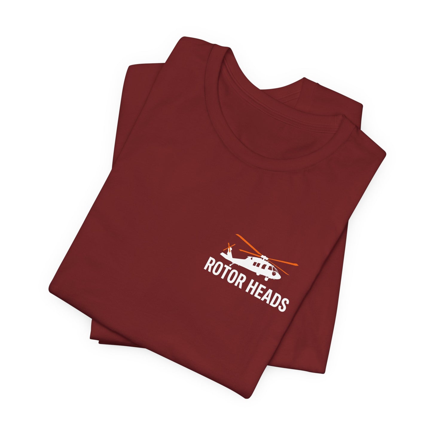 Rotor Heads - Helicopter Pilot Front & Back Graphic Tee