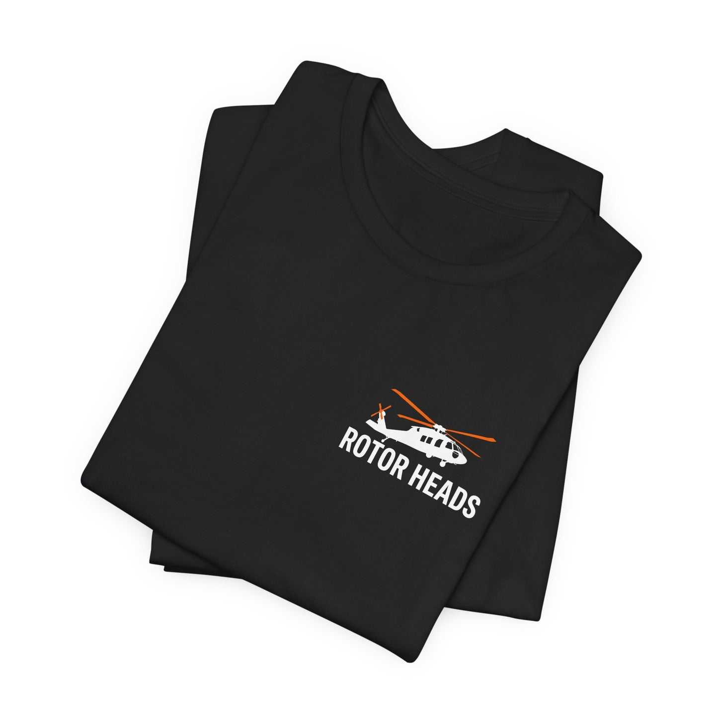 Rotor Heads - Helicopter Pilot Front & Back Graphic Tee