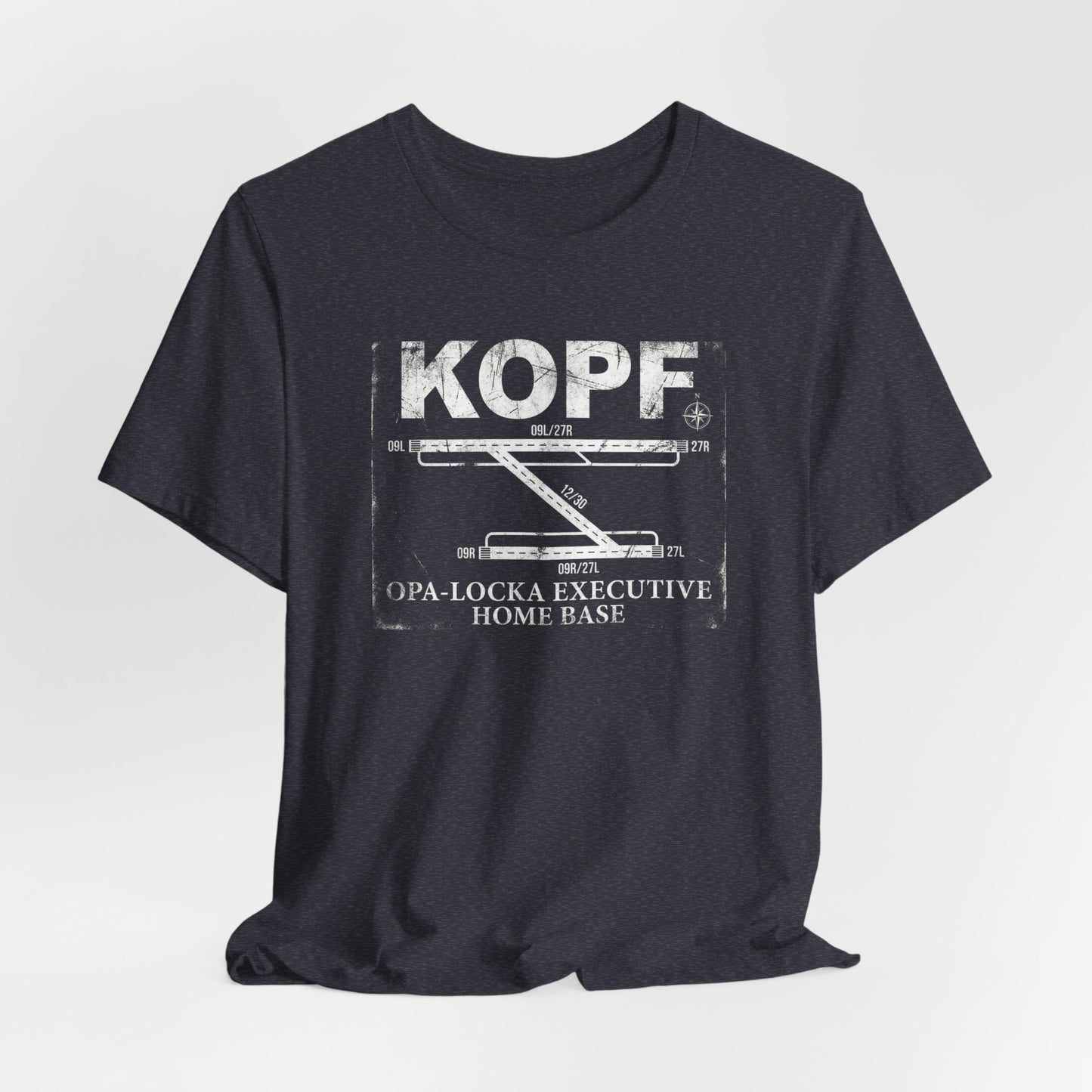 KOPF Opa-Locka Executive Airport Runway Diagram - Aviation T-Shirt