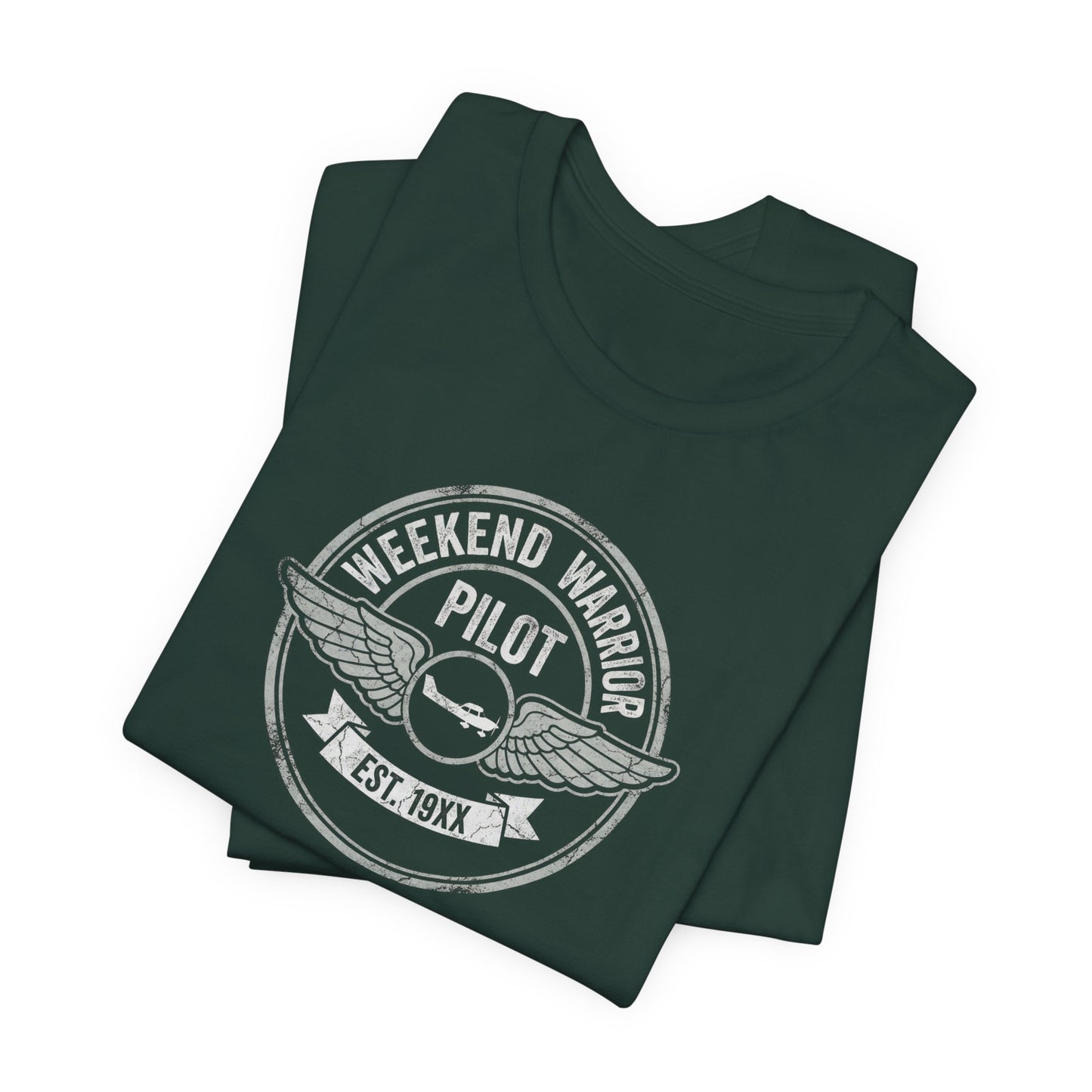 Weekend Warrior Pilot - Aviation Graphic Tee for GA Pilots