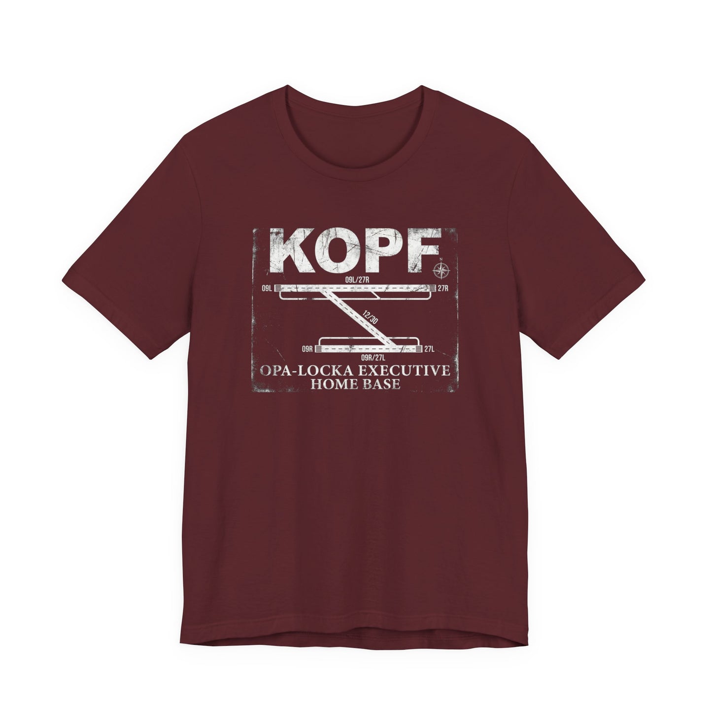 KOPF Opa-Locka Executive Airport Runway Diagram - Aviation T-Shirt