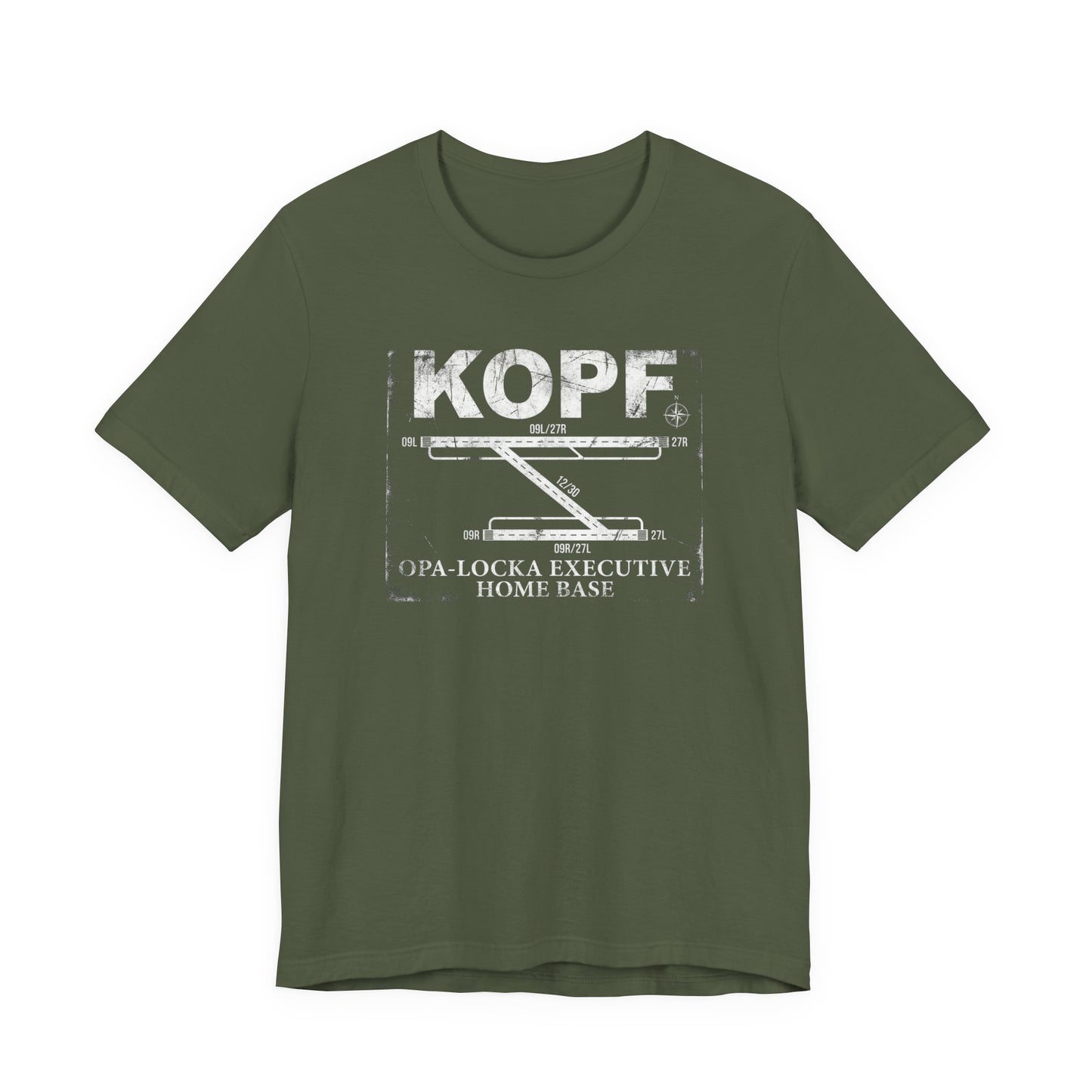 KOPF Opa-Locka Executive Airport Runway Diagram - Aviation T-Shirt