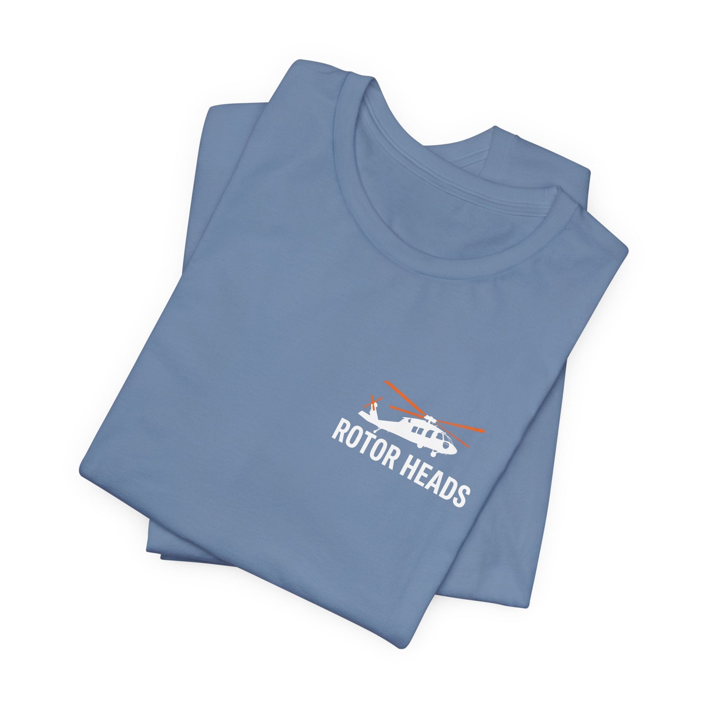 Rotor Heads - Helicopter Pilot Front & Back Graphic Tee