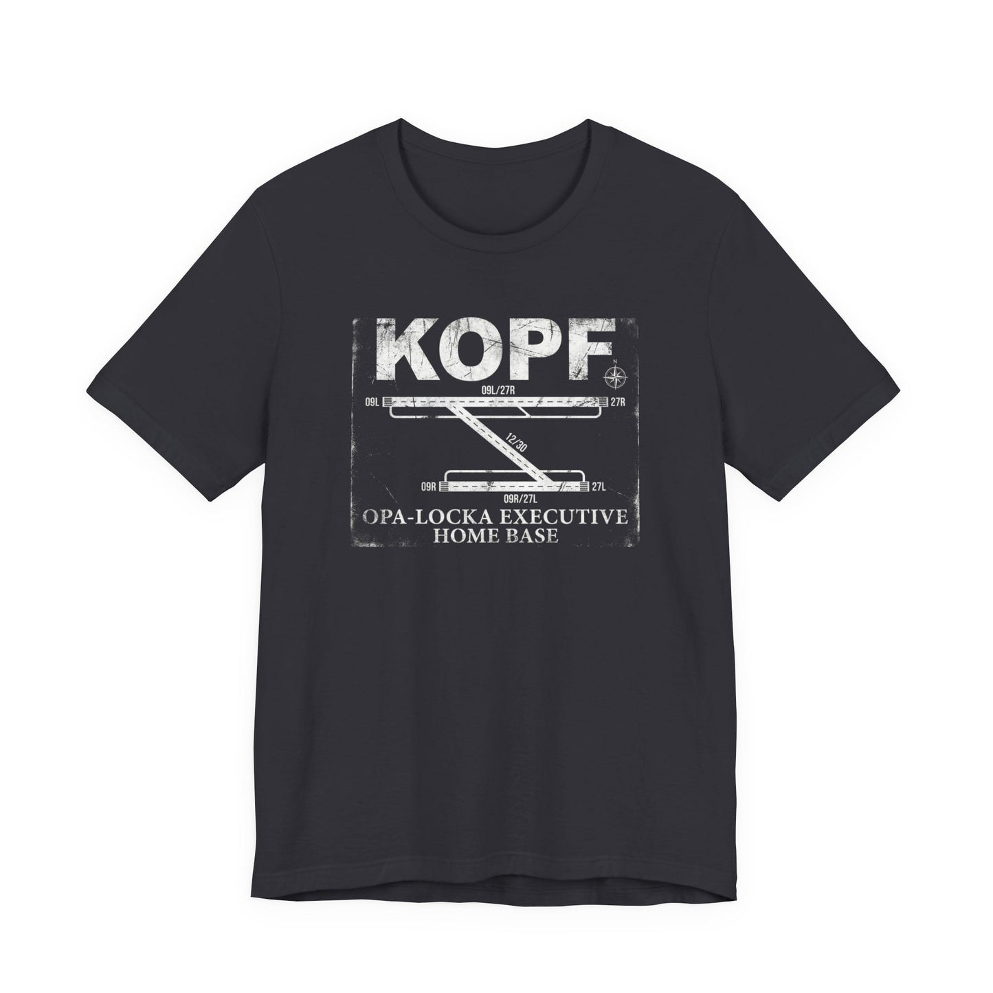 KOPF Opa-Locka Executive Airport Runway Diagram - Aviation T-Shirt