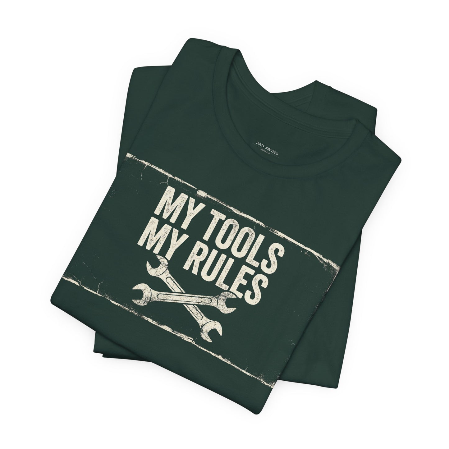 My Tools My Rules - Funny Mechanic Graphic Tee