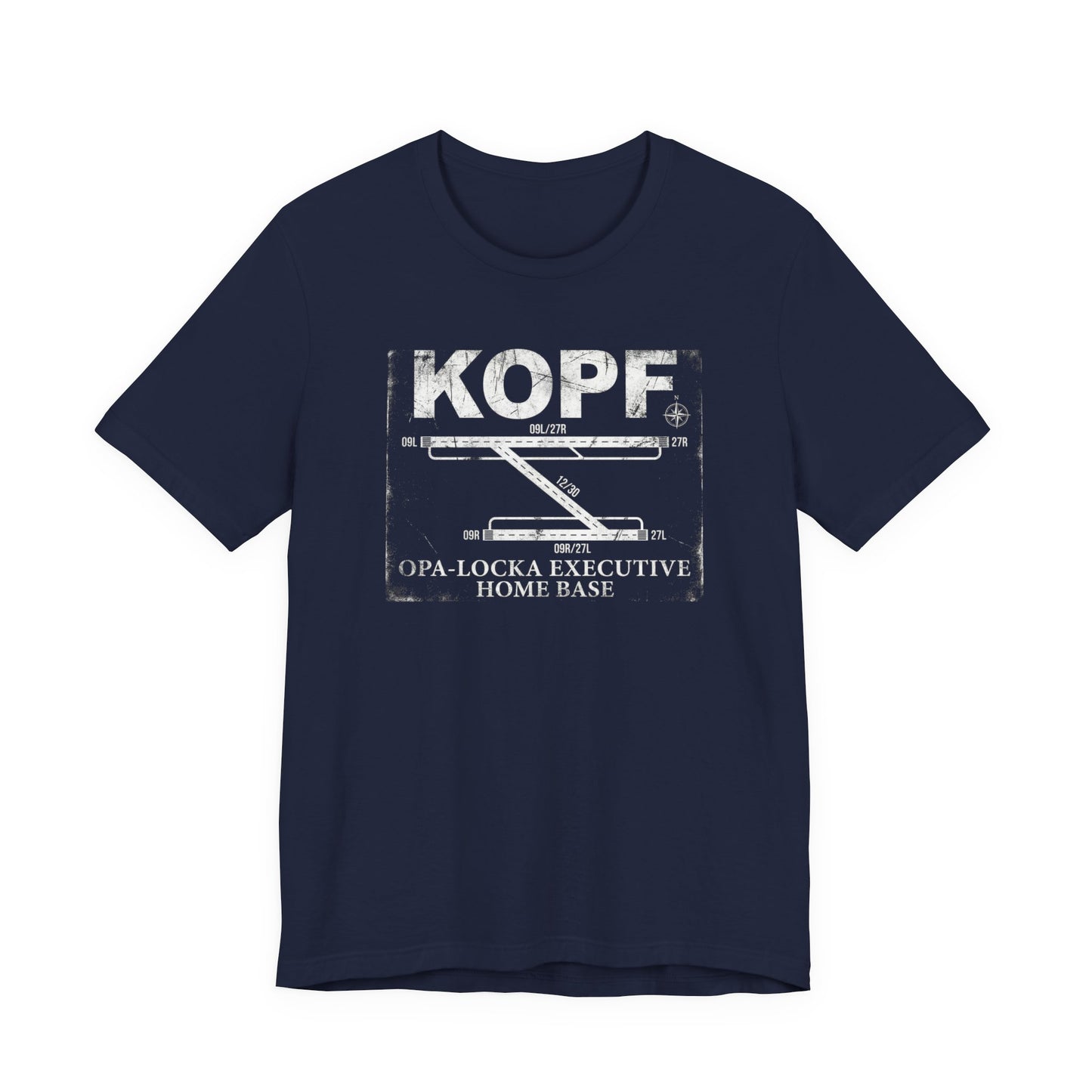 KOPF Opa-Locka Executive Airport Runway Diagram - Aviation T-Shirt