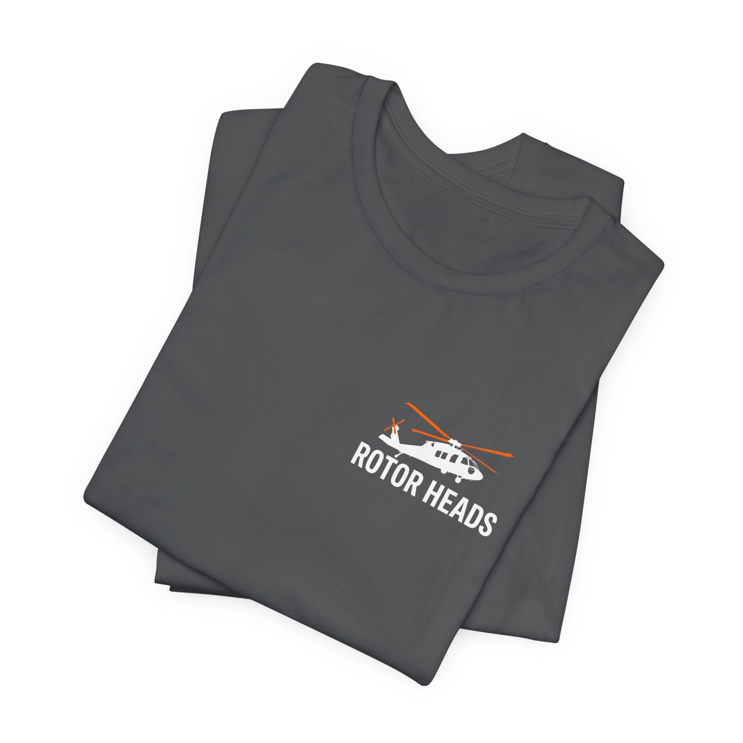 Rotor Heads - Helicopter Pilot Front & Back Graphic Tee
