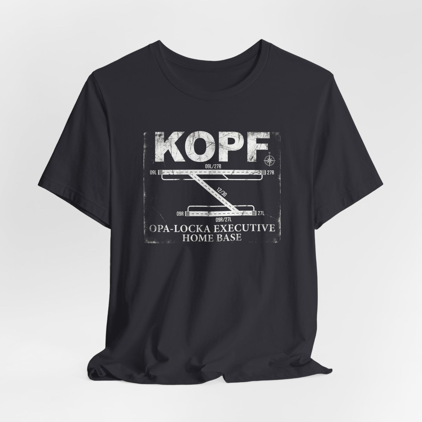 KOPF Opa-Locka Executive Airport Runway Diagram - Aviation T-Shirt
