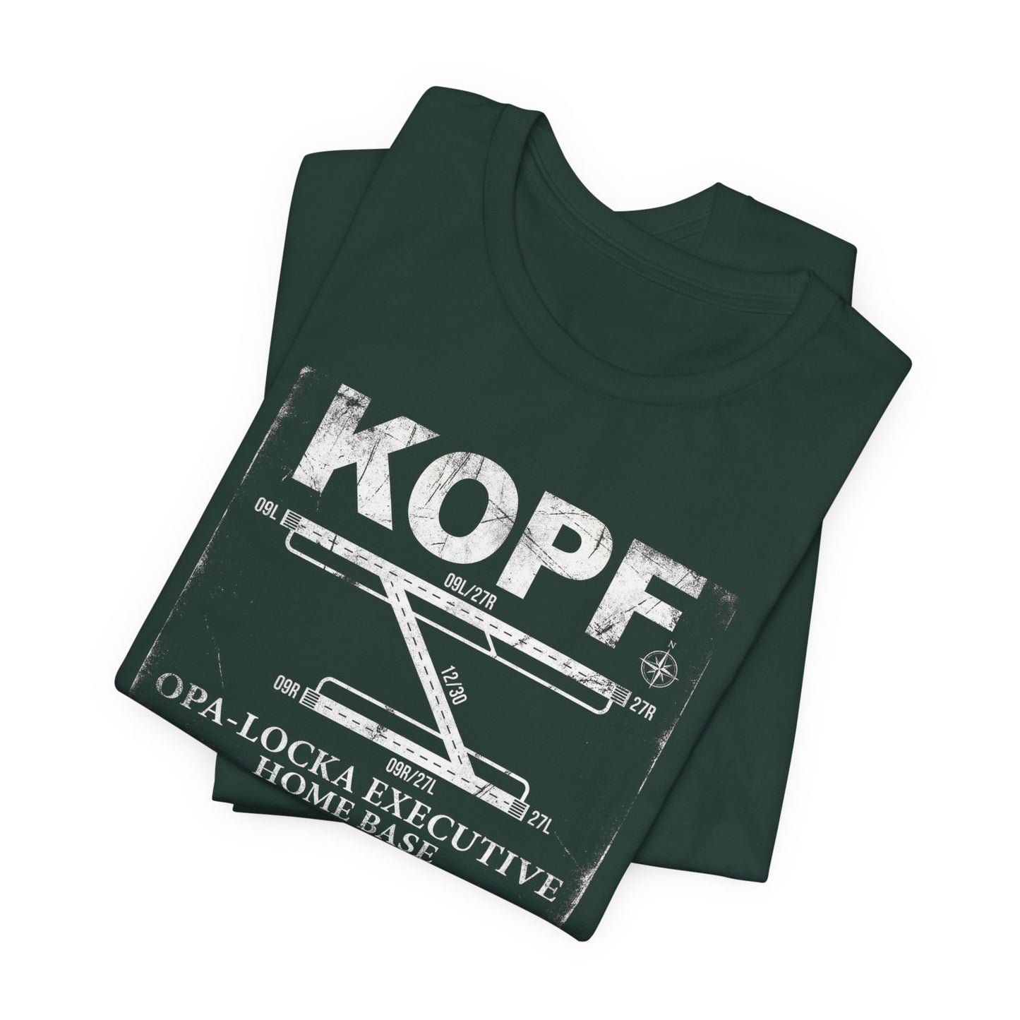 KOPF Opa-Locka Executive Airport Runway Diagram - Aviation T-Shirt