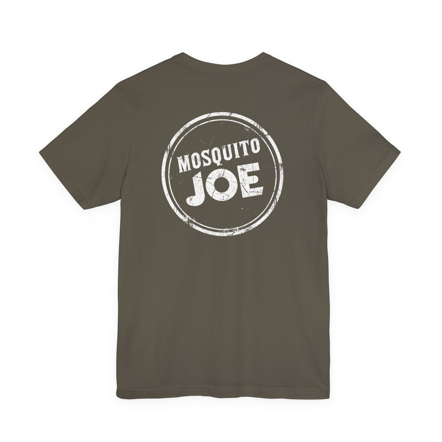 Mosquito Joe Distressed Logo - Front & Back Crew T-Shirt