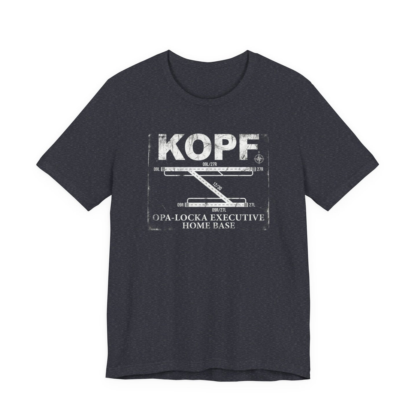 KOPF Opa-Locka Executive Airport Runway Diagram - Aviation T-Shirt