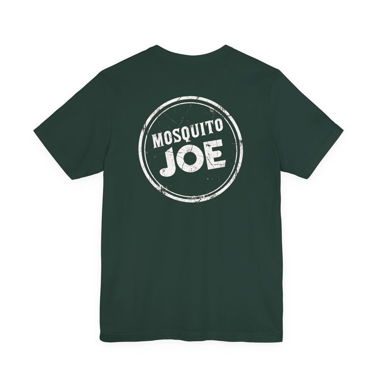 Mosquito Joe Distressed Logo - Front & Back Crew T-Shirt