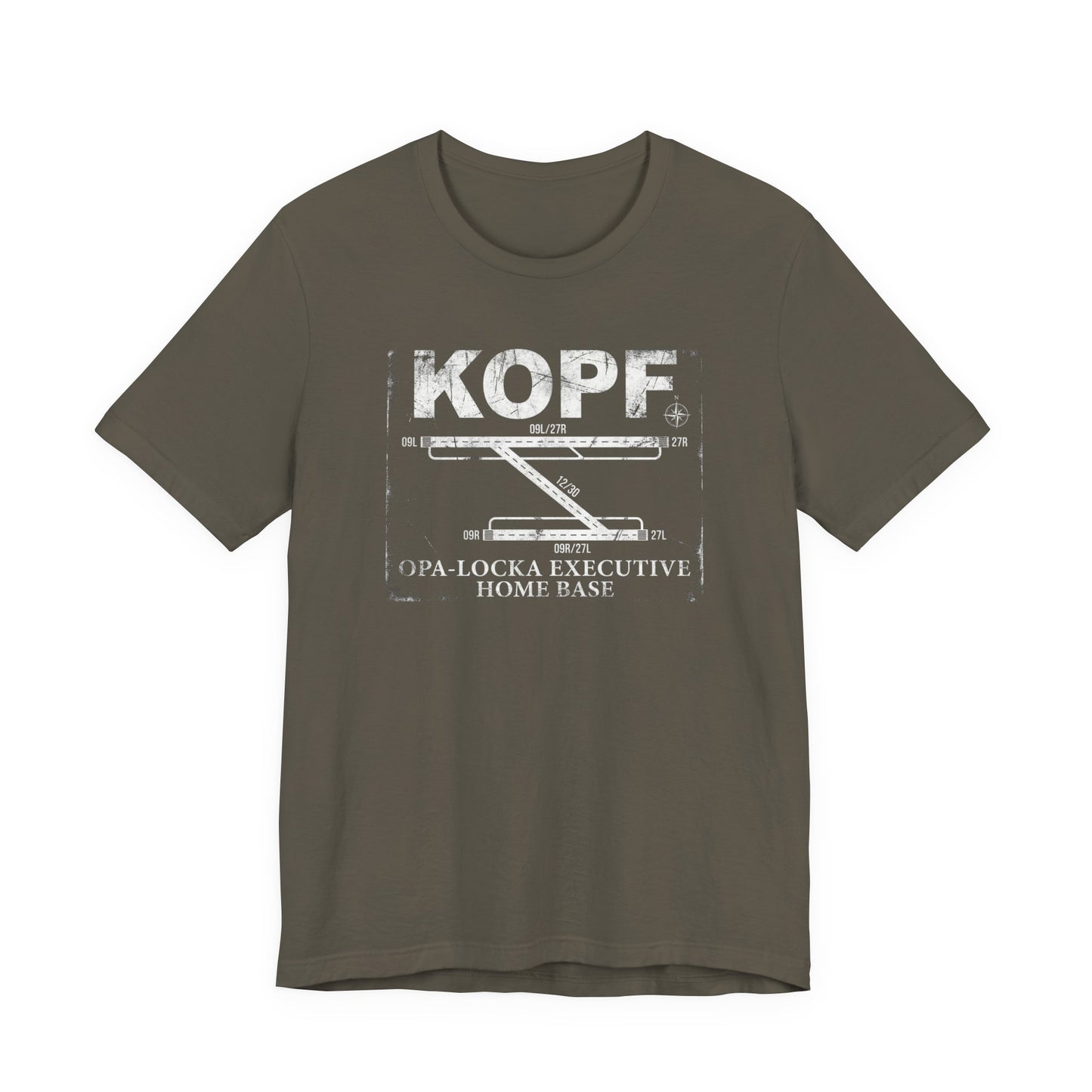 KOPF Opa-Locka Executive Airport Runway Diagram - Aviation T-Shirt