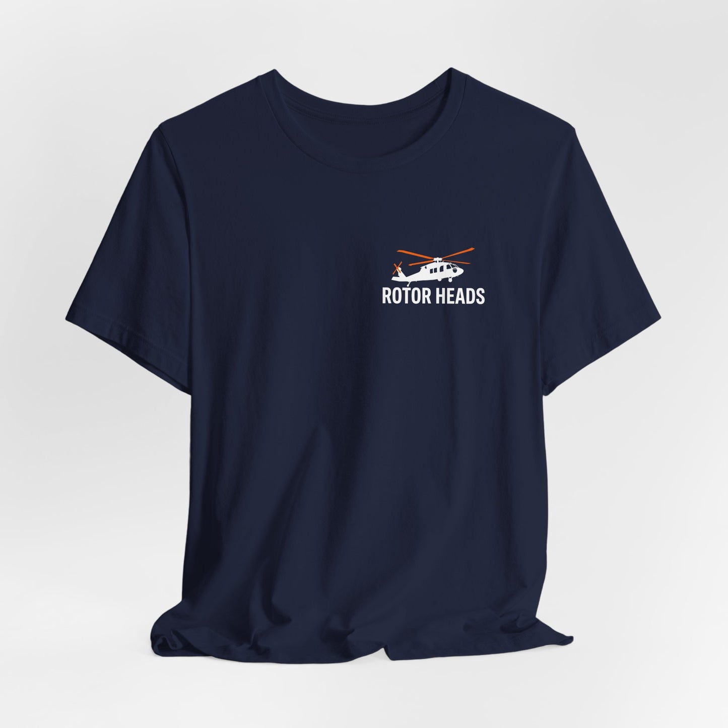 Rotor Heads - Helicopter Pilot Front & Back Graphic Tee