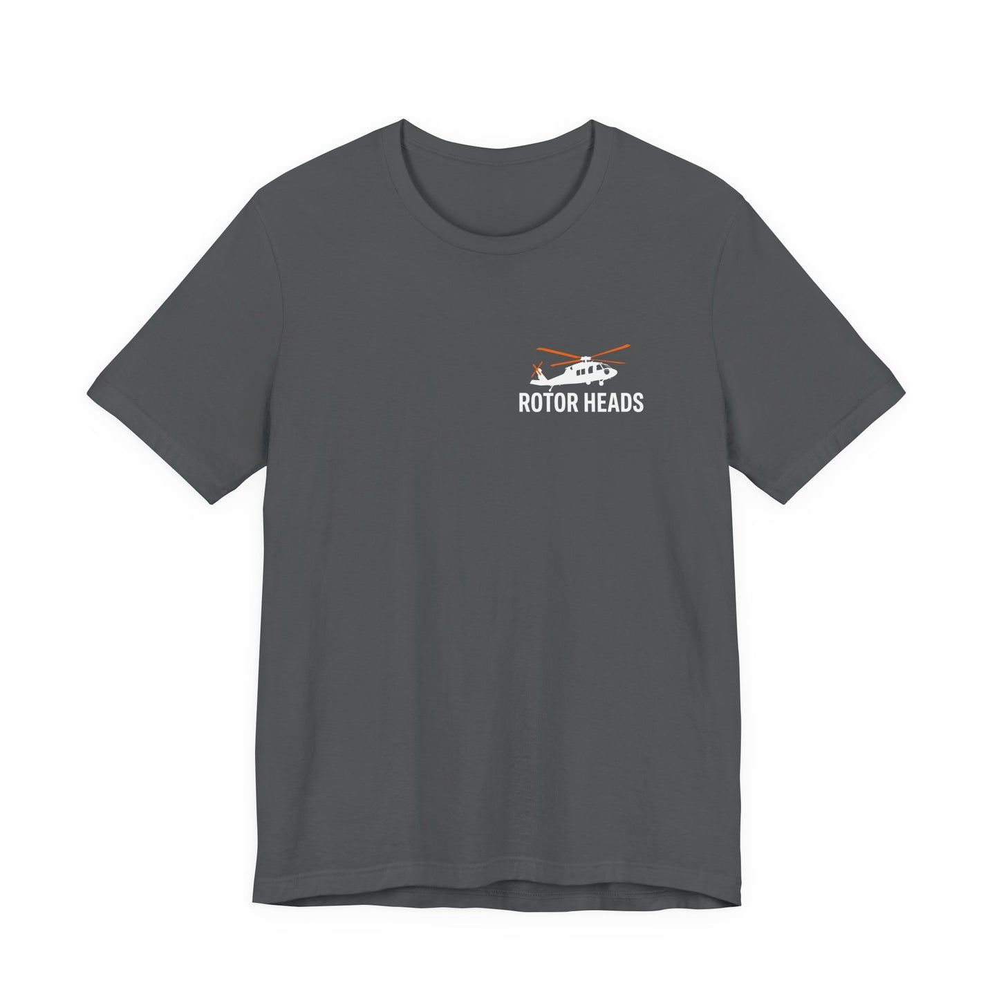 Rotor Heads - Helicopter Pilot Front & Back Graphic Tee